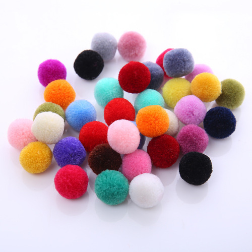 Spot Goods 1.5cm Colorful round Kaisimi Ball High Elastic Dacron Ball Clothing Clothing Toy Accessories Customized