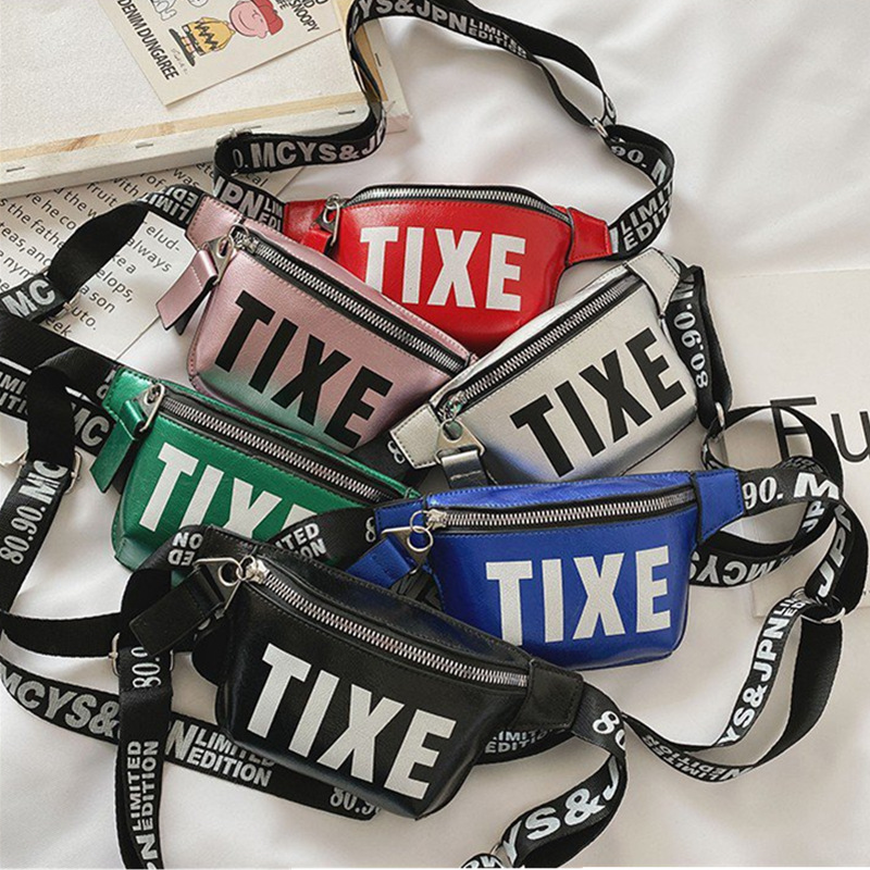 Korean Style Children's Pockets Fashion Letters All-Match Girls' Parent-Child Messenger Ba