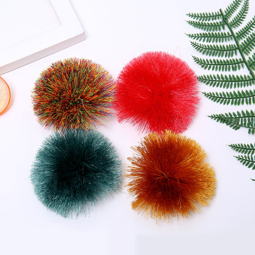Manufacturer‘s New Embroidery Thread Shoe Flower Tassel Pendant Fur Ball Clothing Shoes Bags Accessories Wool Ball Wholesale