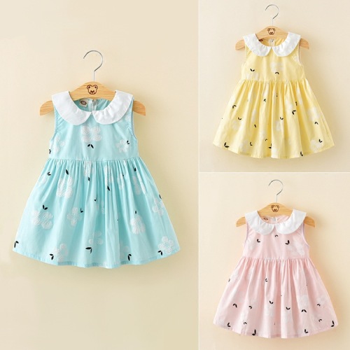 Girls‘ Dress Summer 2022 New Flower Dress Children‘s Clothing Children‘s Summer Dress Baby Girls‘ Floral Dress