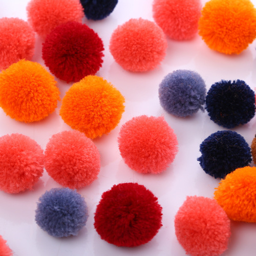Factory Wholesale Color Cashmere Ball Creative Handmade DIY Hair Ball jewelry Clothing Toy Accessories Can Be Customized 
