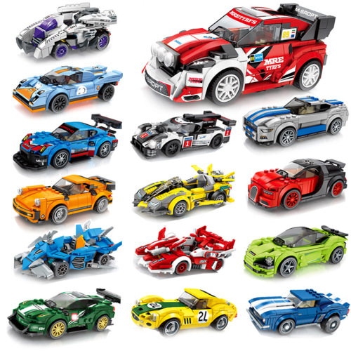 Baby SEMP Racing Car Model Compatible with Lego Assembling and Combined Building Blocks Children and Boys Intelligence Toys