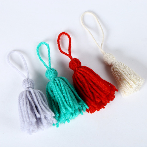 Direct Selling Color Dacron Tassels Pendant Blanket Carpet Fringe Curtain Lace Scarf Accessories DIY Handmade