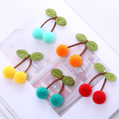 Leaf Cashmere Hair Ball DIY Polyester Pair Ball Pompon Socks Scarf Barrettes Accessories Waxberry Ball Customization