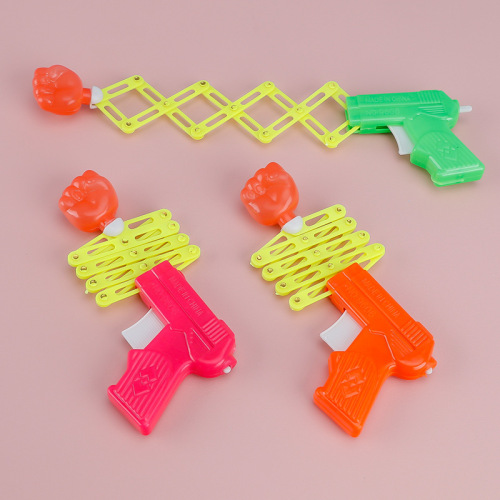 Telescopic Boxing Gun Children‘s Small Toys Creative Whole Telescopic Spring Gun Nostalgic Magic Classic Kindergarten Prizes