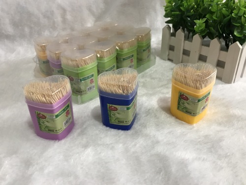 Ouyamei Tooth Cleaning Supplies Disposable Toothpick Travel Portable Bottled Toothpick Wholesale