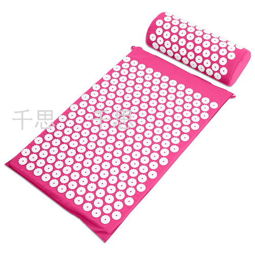 Qiansi Factory Direct Sales Acupuncture Massage Pad Yoga Mat Acupuncture Massage Mat Acupuncture Pillow