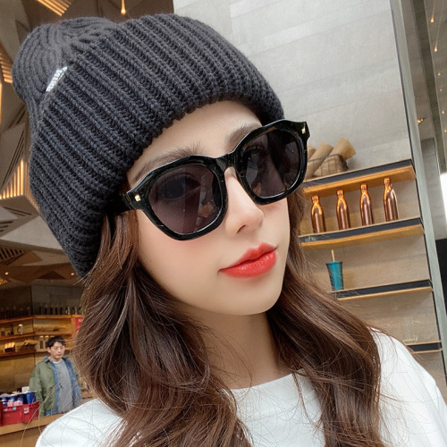 new korean style large frame sunglasses popular celebrity fashion retro personalized glasses 5179