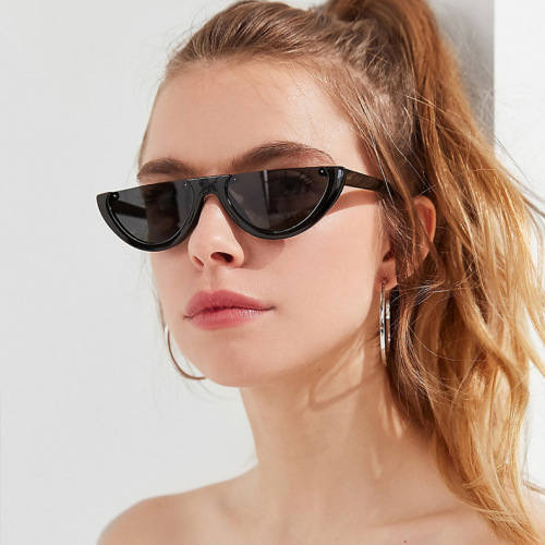 Cross-Border Amazon Classic European and American Half-Frame Sunglasses Retro Sunglasses Transparent Glasses 5158