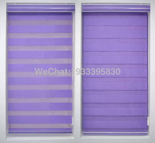 Purple Shading Soft Gauze Curtain Louver Curtain Roller Shutter Curtain Soft Gauze Curtain Living Room Curtain