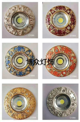  European-Style Real Resin Ceiling Spotlight Downlight Household Commercial Lighting Can Be Shown in Figure Customization as Request  stock