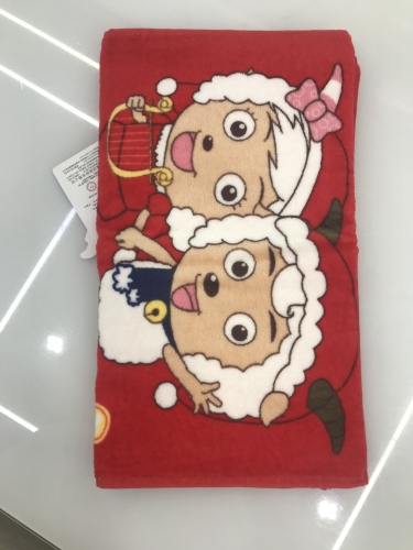 Vosget Jade Towel Processing Cute Happy Cartoon Processing Children‘s Towel Face Towel Universal Hand Towel for Face Washing