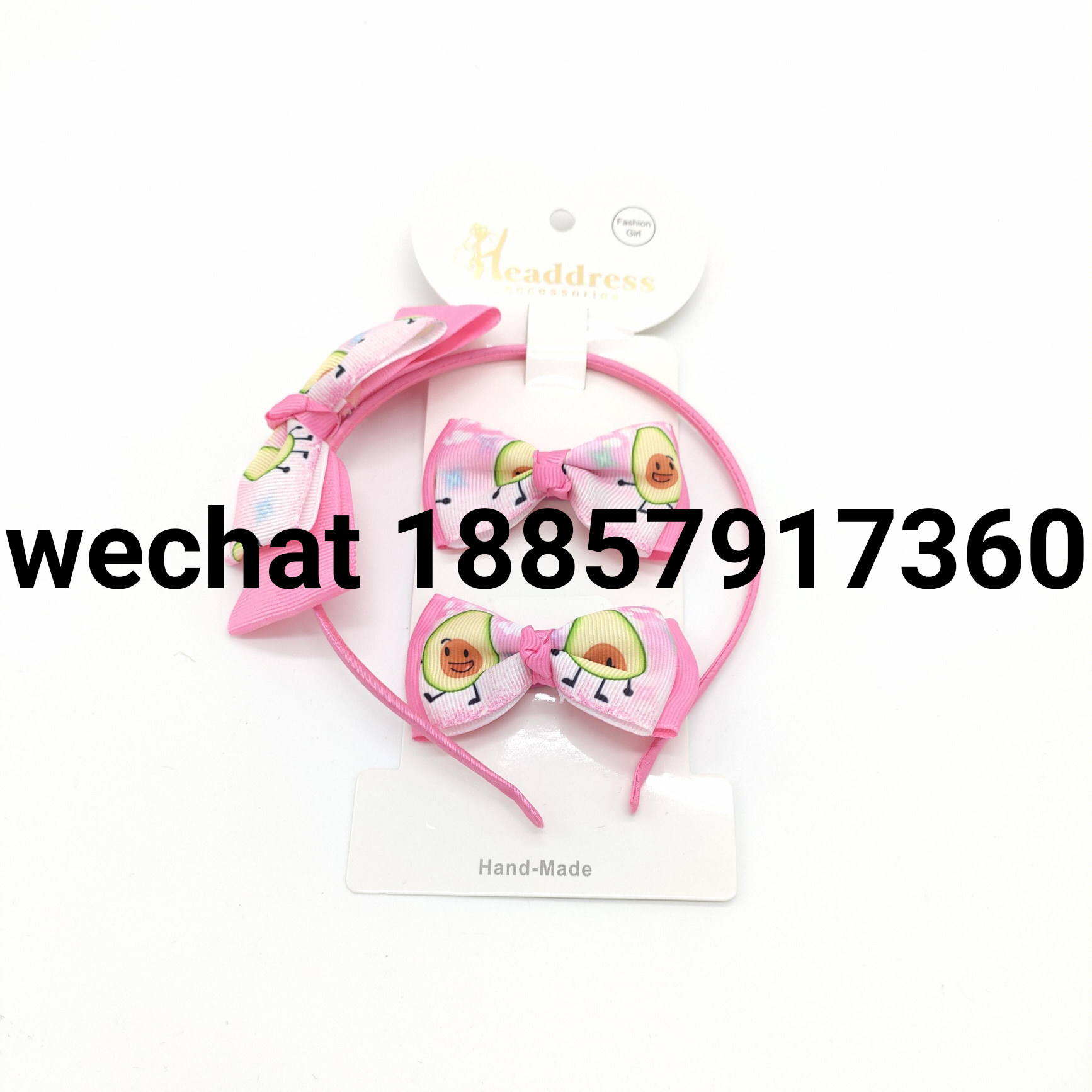 Childrens Hair Accessories Set Amazon hot style Girl furit priting Princess Wigs Hair Pin