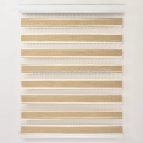 new imitation linen stripe curtain soft gauze curtain shutter shutter curtain manufacturer