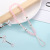 Spot Fashion New Phone Case Jelly Pearl Crystal Lanyard Mobile Phone Charm Short Women's Multi-Color All-Match Solid