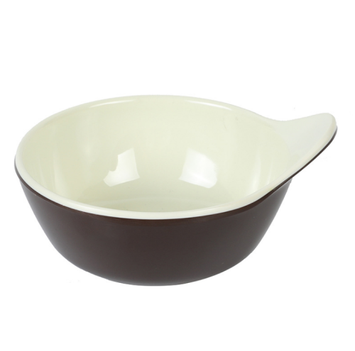melamine tableware coffee white two-color small bowl seasoning bowl small rice bowl a5 material tableware