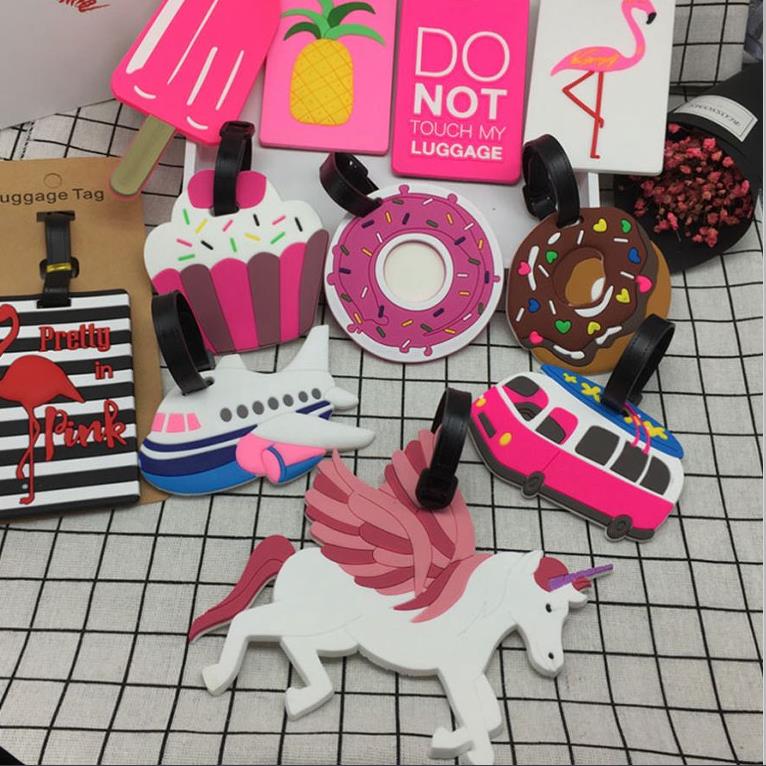 Cartoon PVC Soft Rubber Baggage Tag