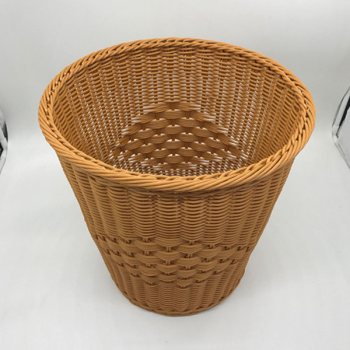 Hotel Guest Room Rattan Woven Laundry Basket Dirty Clothes Basket Dirty Clothes Bath Towel Basket Home Daily Imitation Rattan Frame