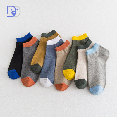 Socks for men and women summer boat socks cotton spring solid color business socks low tops socks odor proof