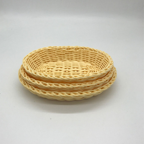rattan-like fruit basket bread basket bread desktop storage fruit basket rattan-like woven storage display box