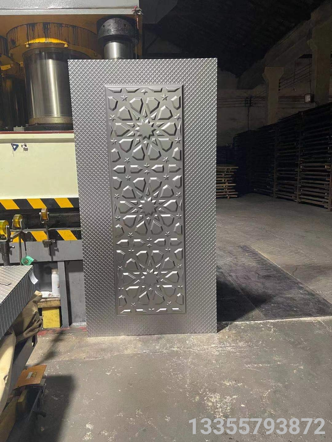 Anti theft door sheet steel galvanized Imitation cast aluminum factory directly sell door skin door penal