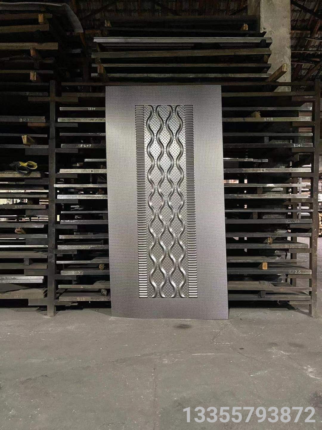 Anti theft door sheet steel galvanized Imitation cast aluminum factory directly sell door skin door penal
