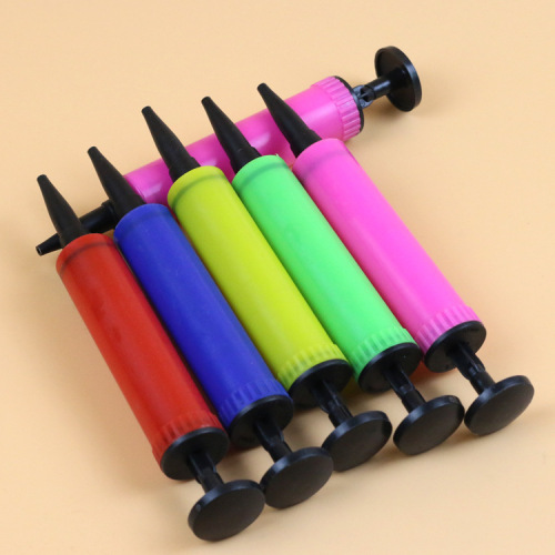 Factory Wholesale Portable Mini Hand Push Charging Cylinder Balloon Toy Tire Pump U-Shaped Inflatable Pillow Air Cylinder