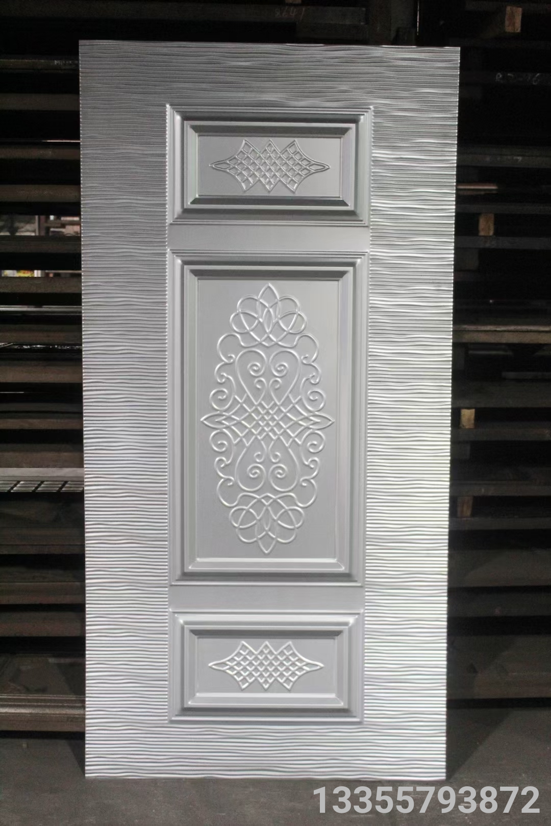 Professional Embossed Anti-Theft Door Plate Steel Plate Iron Plate Door Leather Factory Direct Sales