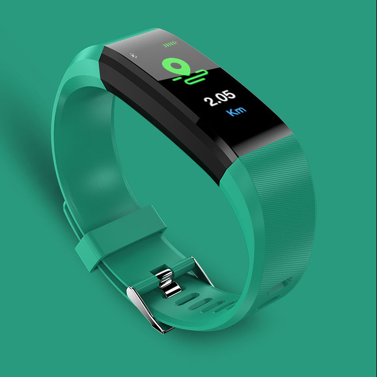 Cross-Border Id115plus Smart Bracelet Color Screen Heart Rate Sports Waterproof Bracelet Gift Custom
