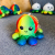 Stuffed Toy Pendant Colorful Octopus Pendant Flip Octopus Toy Pendant Colorful Octopus Decoration Creative