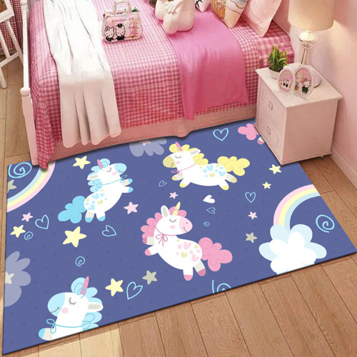cartoon cute carpet floor mat children boys and girls baby bedroom bathroom entrance rub mat tea table kitchen mat wholesale