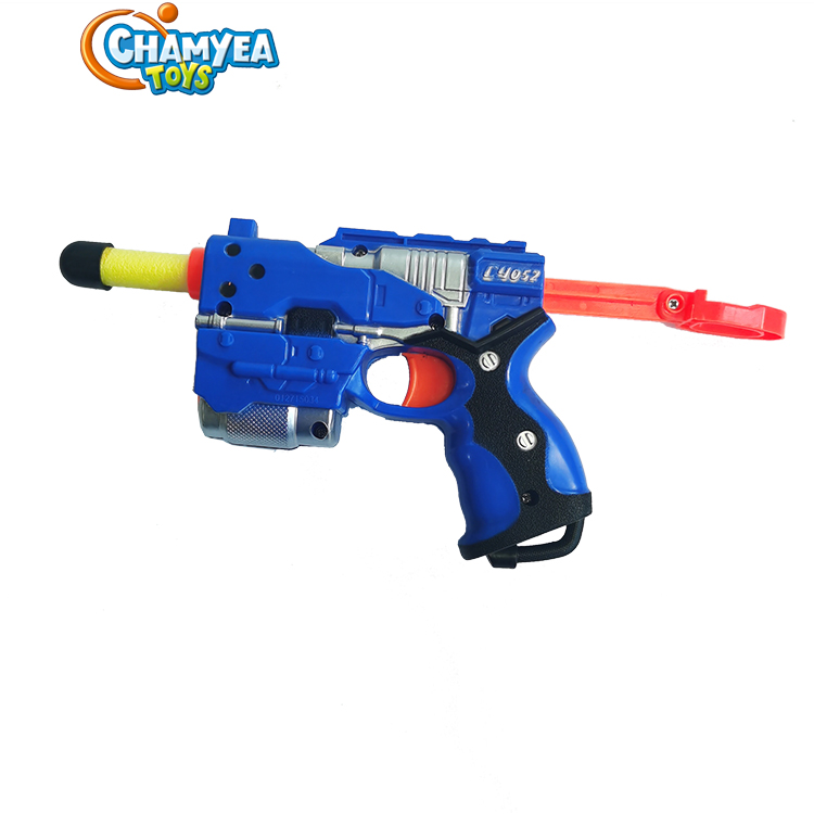 Cross-Border Children's Pistol Toy Eva Soft Bullet Gun Outdoor Shooting Sports Multi-Bomb Pisto