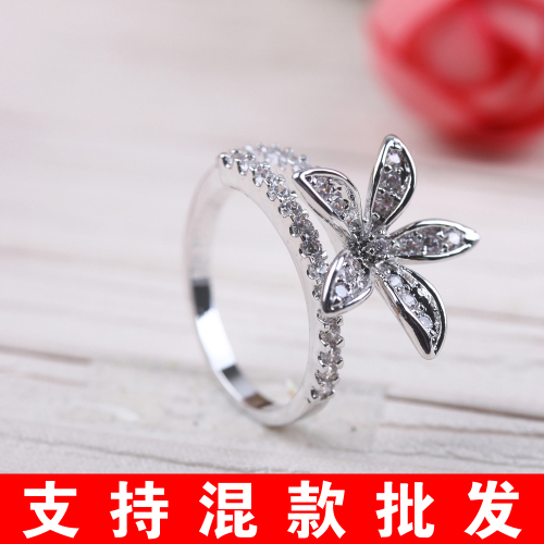 boutique ornament internet celebrity personalized arrow ring simple and light luxury sense open ring sweet ring niche index finger ring