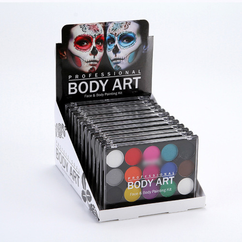 15 Colors Water Soluble Body Paint Halloween Masquerade Face Color Paint Easy to Clean Foreign Trade Exclusive Supply