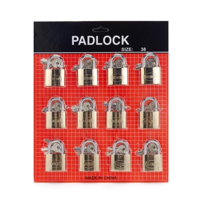 Titanium Lock Electroplating Lock Electroplating Titanium Lock Word Titanium Lock Iron Padlock Padlock Lock Factory Direct Wholesale Suction Card