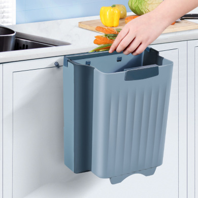 大号20.5*14.5*23.5厨房垃圾桶壁挂式橱柜门折叠厨余分类拉圾