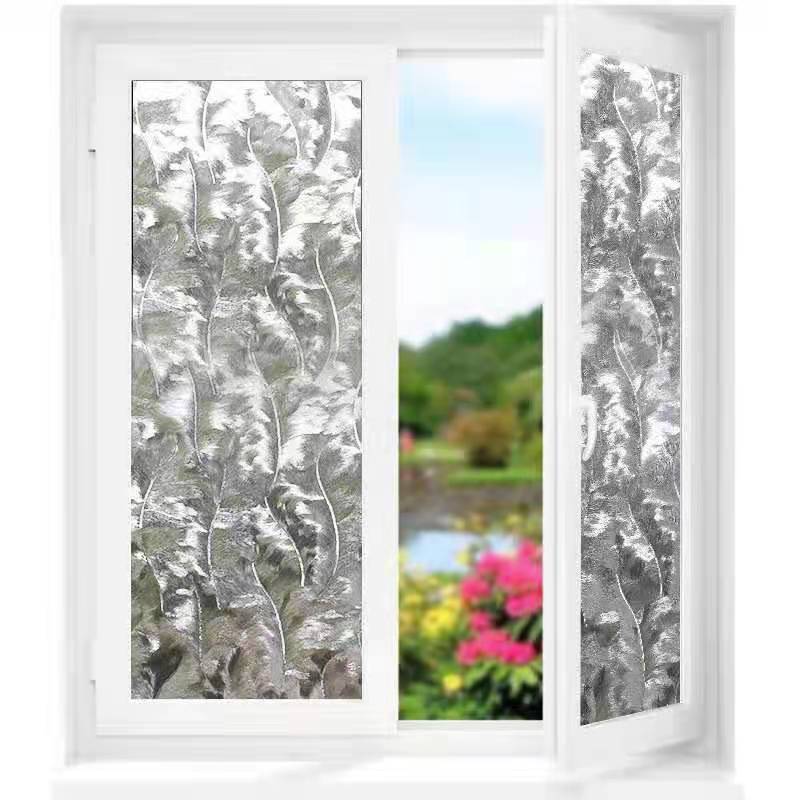 Adhesive-Free Static Frosted Glass Film Transparent Window O...