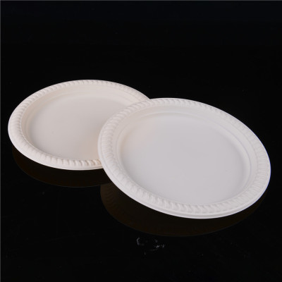 Disposable Degradable Plate Household Party Environmental Protection Barbecue Picnic Plate Dessert Small Plate Sauce Dish