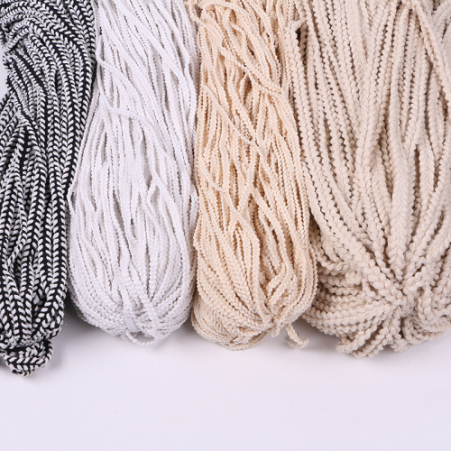 spot supply diy handmade clothing accessories high quality environmental protection cotton rope multi-specification toothed belt rope home textile factory direct supply