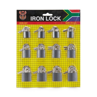 Gray Lock Pull Lock Iron Padlock Single Open Open Furniture Cabinet Student Dormitory Small Iron Lock Head Household Door Lock