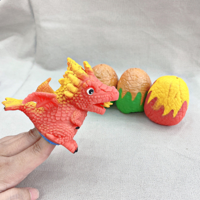 Creative Simulation Flip Transformation Dinosaur Egg Squeezing Toy Pressure Reduction Toy Korean Children's Creative Vent Kneading Toys