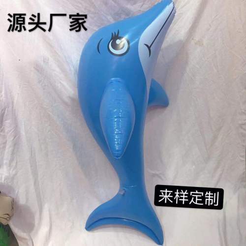 Amazon Hot Sale Inflatable Dolphin PVC Inflatable Large Dolphin Swimming Pool Children‘s Toys Are Available All the Year round