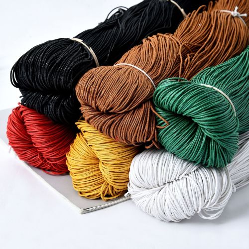 supply color 1mm cotton wax rope tag diy braided rope wax rope 1mm color cotton wax line jewelry rope