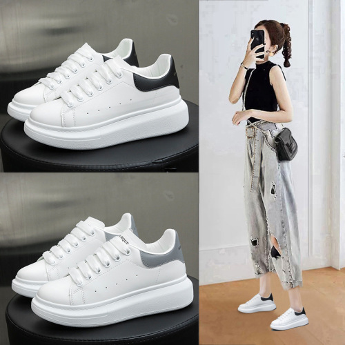 white shoes women‘s spring new student korean style platform women‘s casual shoes internet hot women‘s shoes 6601