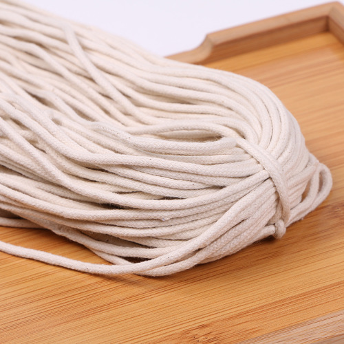 Multi-Specification Good Cotton Yarn White Embedded Rope Used in Clothing. Crafts Accessories