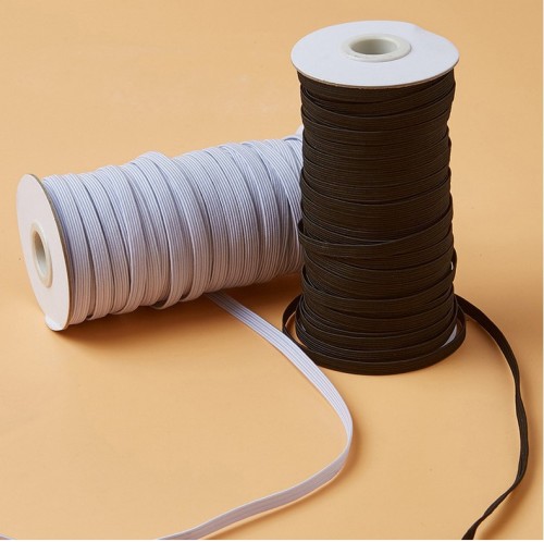 factory direct sales white 0.3-1.2cm flat horse walking belt elastic band wide elastic belt horse running belt spot