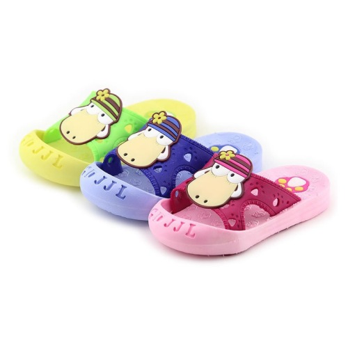 Summer Children‘s Slippers Cute Cartoon Children‘s Closed Toe Protection Boys and Girls Baby Non-Slip Bathroom Slippers 