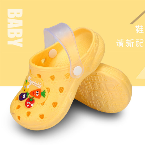 hole shoes children‘s slippers summer girls baby slippers male 1-3 years old non-slip soft bottom baby children‘s slippers wholesale