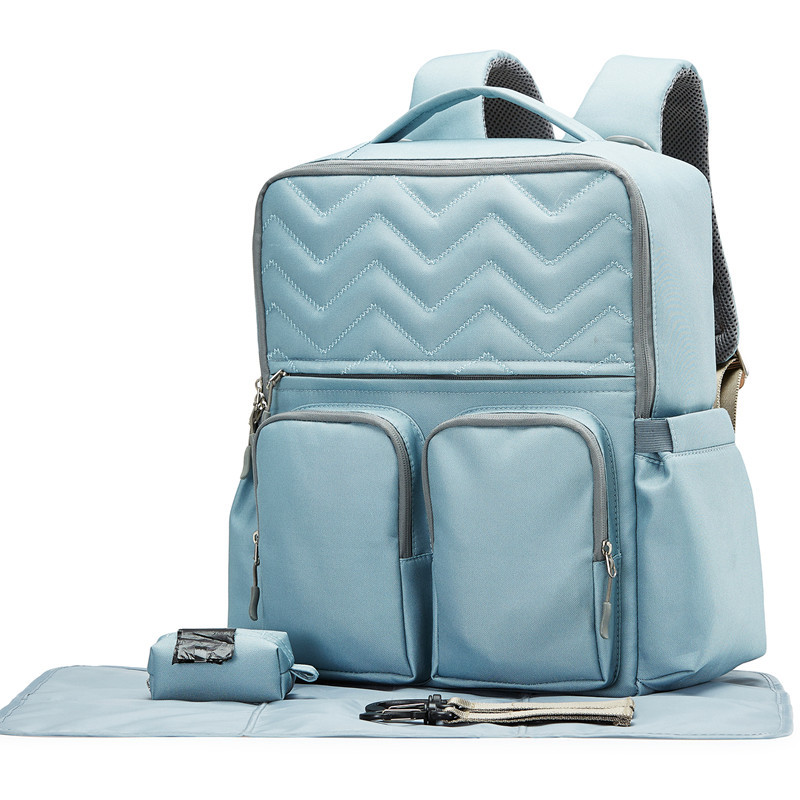 Multi-Functional Large Capacity Women's Mummy Backpack Suit Baby Diaper Bag Outing Mummy Bag Ba