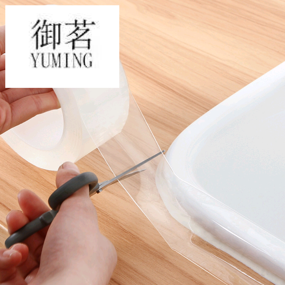 Transparent waterproof and antifouling paste for household sink antimildew strip for kitchen washtable and antimild